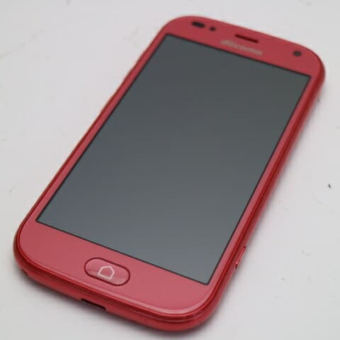 らくらくスマートフォン F-42A ピンク docomo 中古 スマホ 白ロム 富士通【超美品】保証付き 赤ロム保証