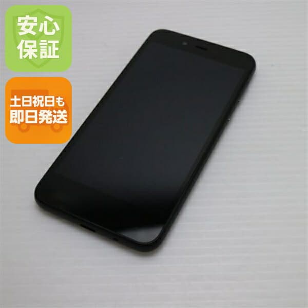 AQUOS sense basic 702SH ブラック SoftBank 中古 スマホ 白ロム【美品】保証付き 赤ロム保証