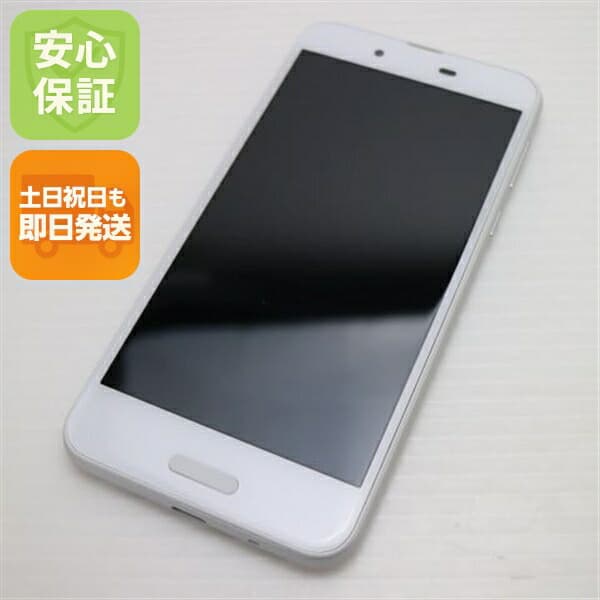 AQUOS sense SHV40 ホワイト au 中古 スマホ スマホ 白ロム SHARP【超美品】保証付き 赤ロム保証