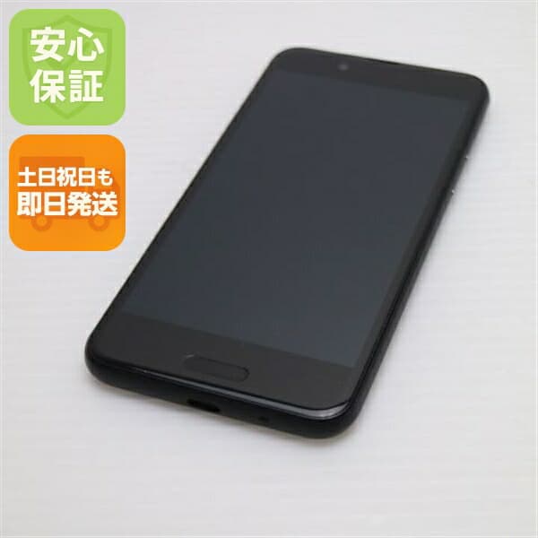 AQUOS sense SHV40 ブラック au 中古 スマホ スマホ 白ロム SHARP【超美品】保証付き 赤ロム保証