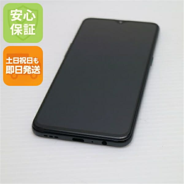 OPPO Reno A 64GB ブラック SIMフリー 中古 スマホ 白ロム【新品同様】保証付き 赤ロム保証
