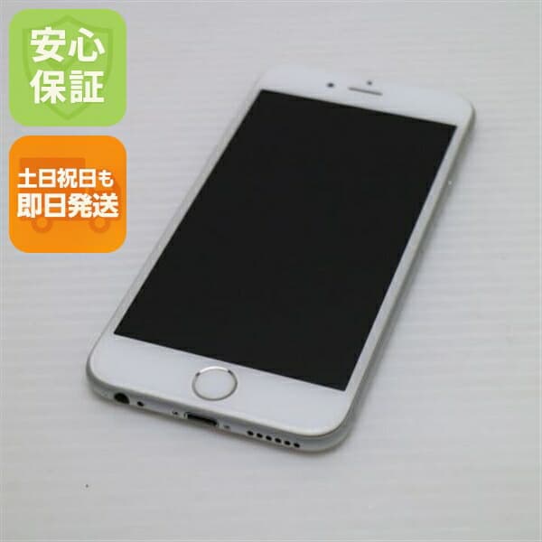 iPhone 6 16GB シルバー SIMフリー 中古 スマホ Apple 白ロム【良品中古】保証付き 赤ロム保証