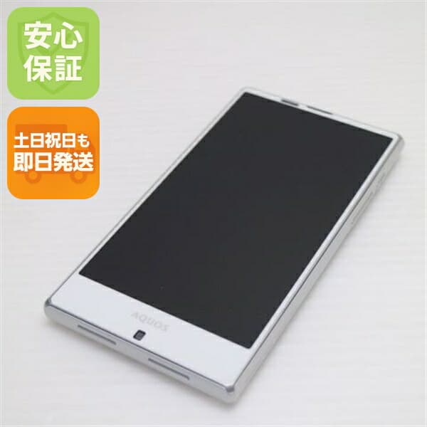 AQUOS SERIE SHV32 ホワイト au 中古 スマホ SHARP 白ロム【超美品】保証付き 赤ロム保証