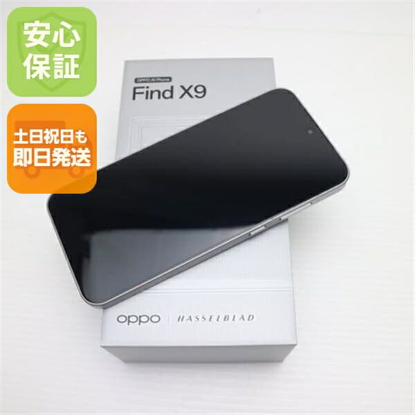 OPPO Find X9 512GB チタニウムグレー SIMフリー 中古 スマホ OPPO【新品未使用】保証付き 赤ロム保証