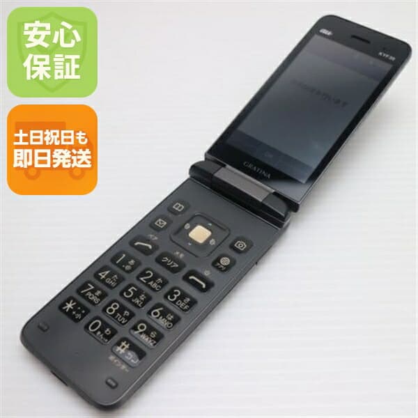 GRATINA KYF39 ブラック au 中古 (墨) ガラケー 白ロム【超美品】保証付き 赤ロム保証