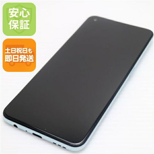 OPPO Reno5 A アイスブルー SIMフリー 中古 白ロム【新品同様】保証付き 赤ロム保証