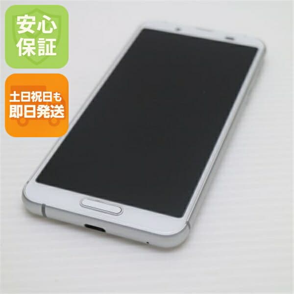 SH-M12 シルバーホワイト SIMフリー 中古 スマホ 白ロム【超美品】保証付き 赤ロム保証