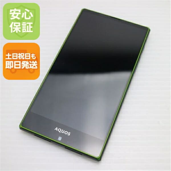 AQUOS SERIE SHV32 グリーン au 中古 スマホ SHARP 白ロム【新品同様】保証付き 赤ロム保証