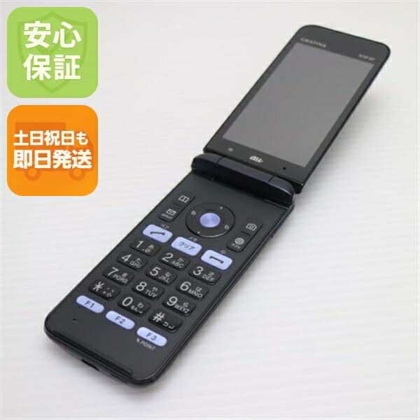 GRATINA かんたんケータイ KYF37 ブラック au 中古 GRATINA かんたんケータイ 白ロム ガラケー KYOCERA【美品】保証付き 赤ロム保証